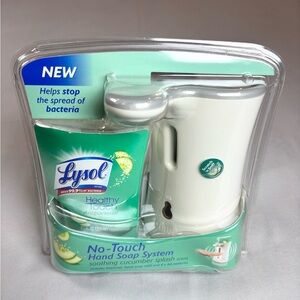 Lysol No Touch Hand Soap‎ System Soothing Cucumber Splash Healthy Touch